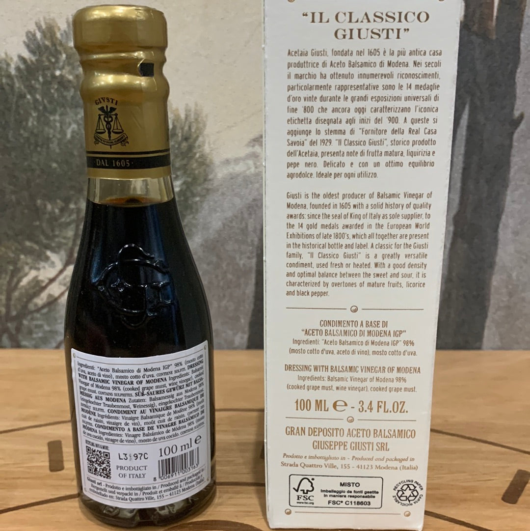 Vinaigre balsamique de Modene - 2 médailles d’or - Giuseppe Giusti