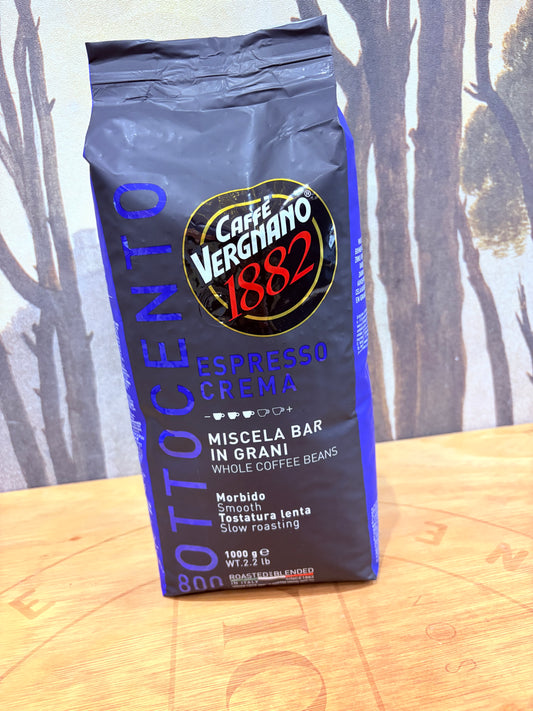 Café Italien en grains - espresso créma  - Caffè Vergnano - 1 kg