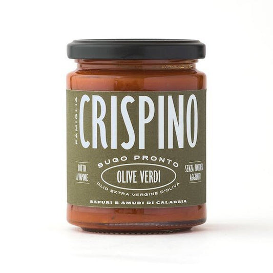 Sauce aux olives vertes - Famiglia Crispino - 270gr